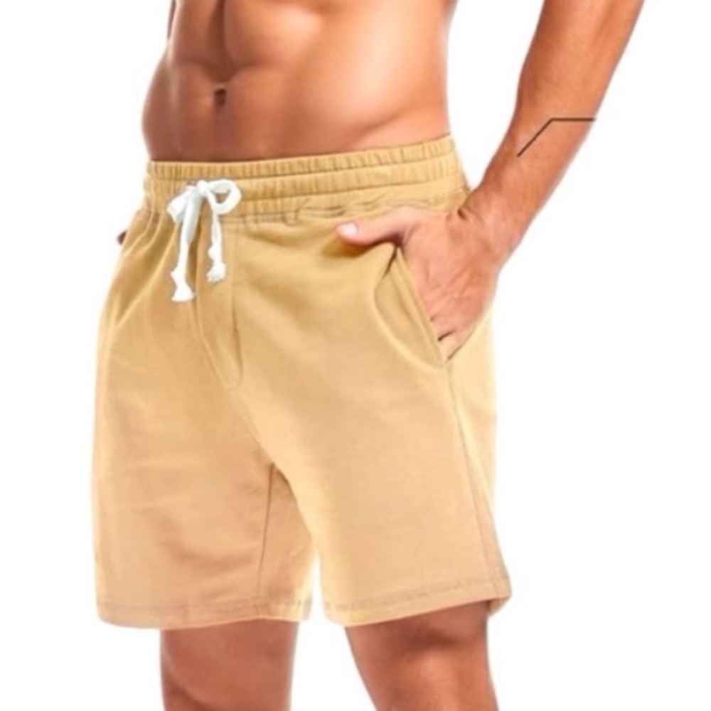 DIBAOLONG Men’s Athletic Workout Shorts 19” Length Size Large NWT Paisley NWT